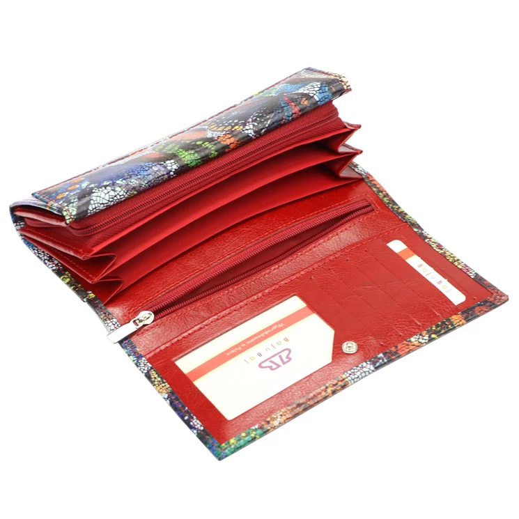 Pillangós Valódi bőr Pénztárca