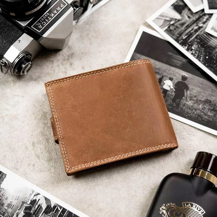 Wild Valódi bőr Pénztárca