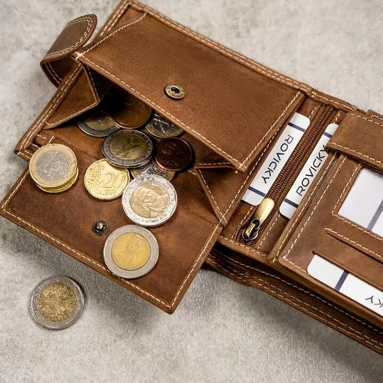 Wild Valódi bőr Pénztárca