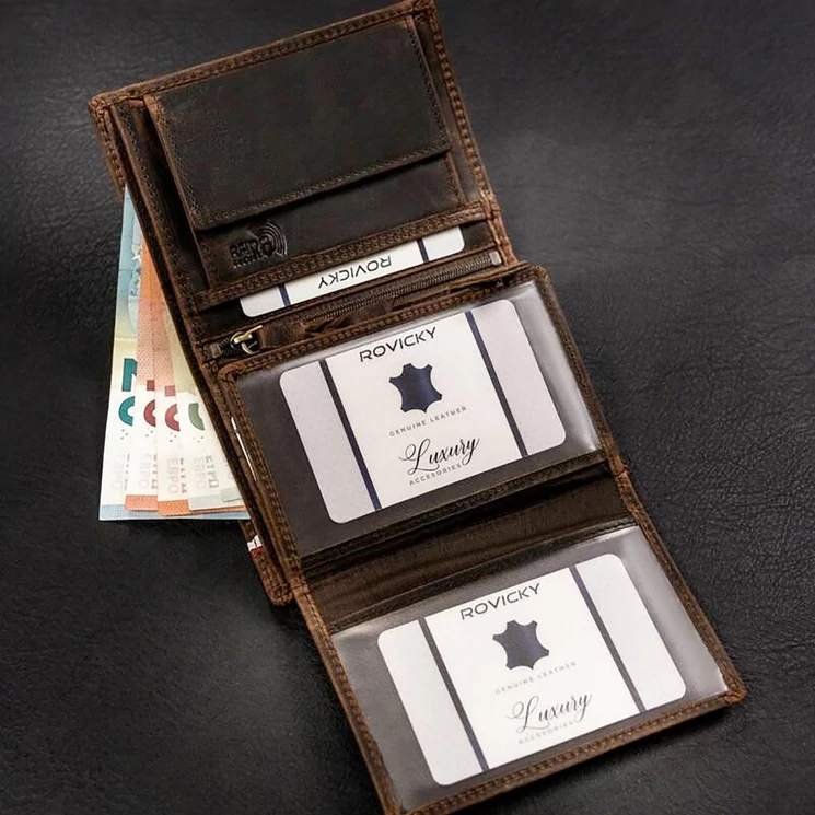 Wild Valódi bőr Pénztárca