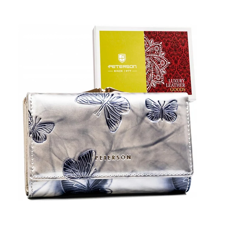 Peterson Valódi bőr Pénztárca