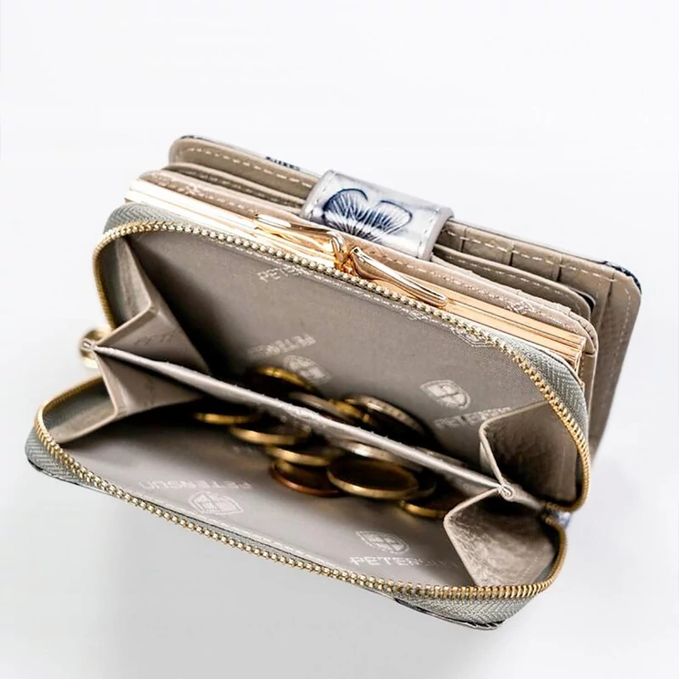 Peterson Valódi bőr Pénztárca