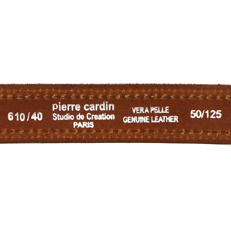 Pierre Cardin Valódi bőr Öv camel-1 cm