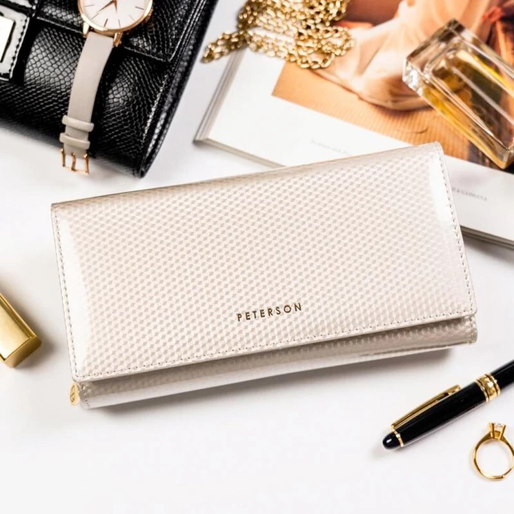 Peterson Valódi bőr Pénztárca