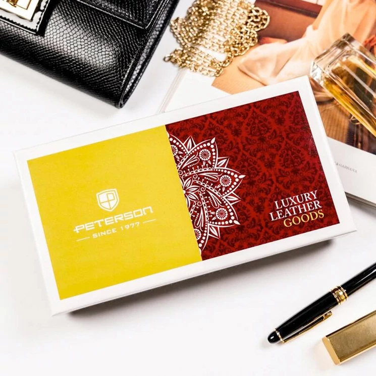 Peterson Valódi bőr Pénztárca