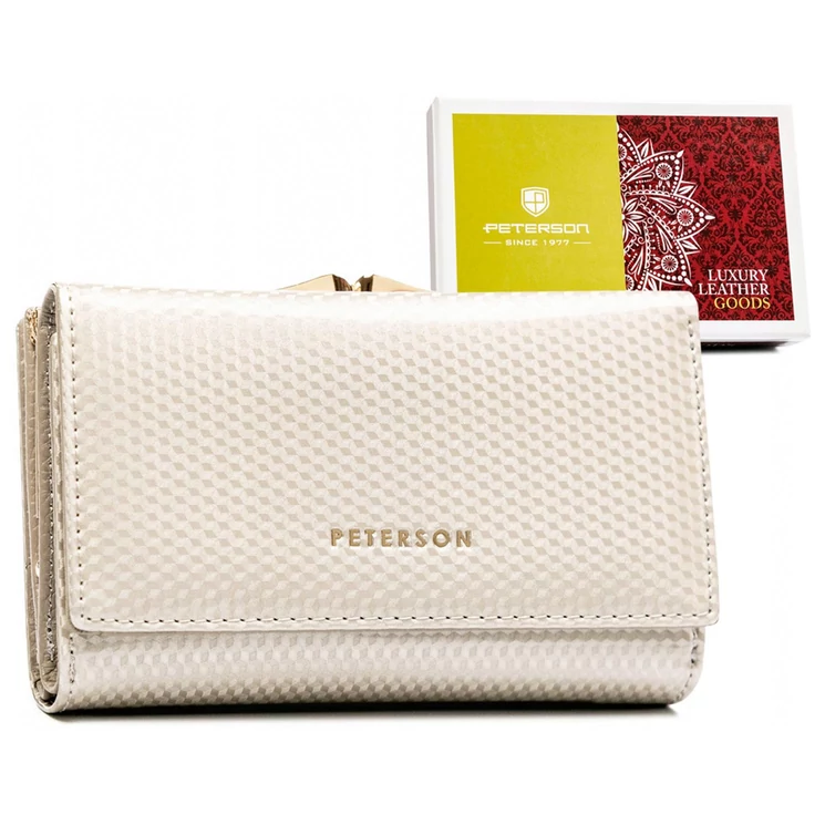 Peterson Valódi bőr Pénztárca