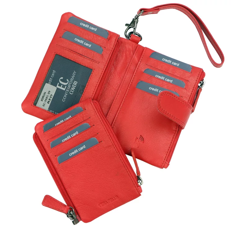 Coveri Valódi bőr Pénztárca