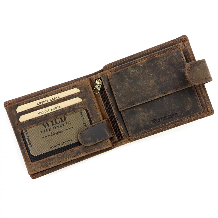 Wild Valódi bőr Pénztárca