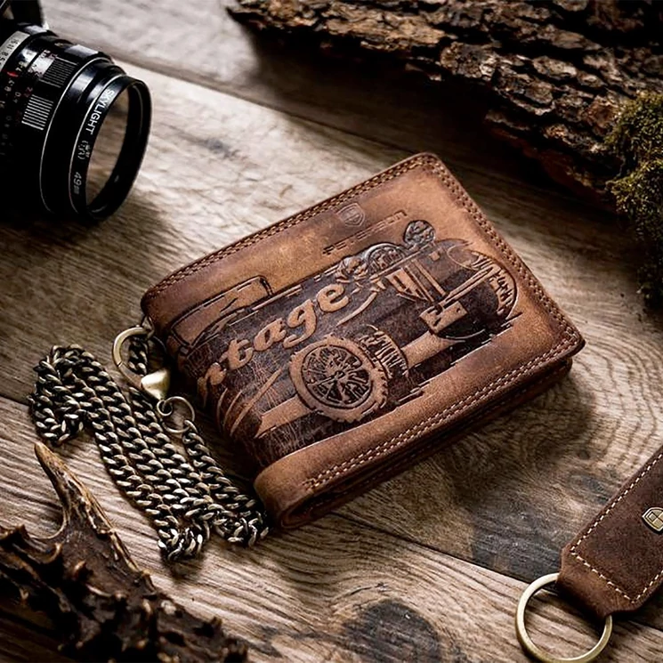 Peterson Valódi bőr Pénztárca