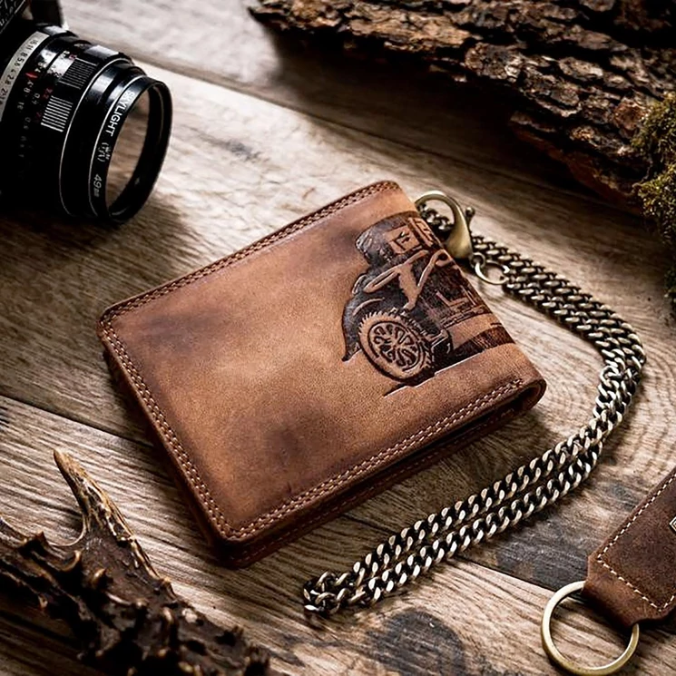 Peterson Valódi bőr Pénztárca