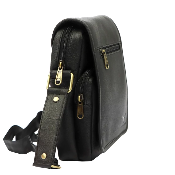 Money Kepper Valódi bőr Válltáska