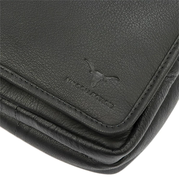 Money Kepper Valódi bőr Válltáska