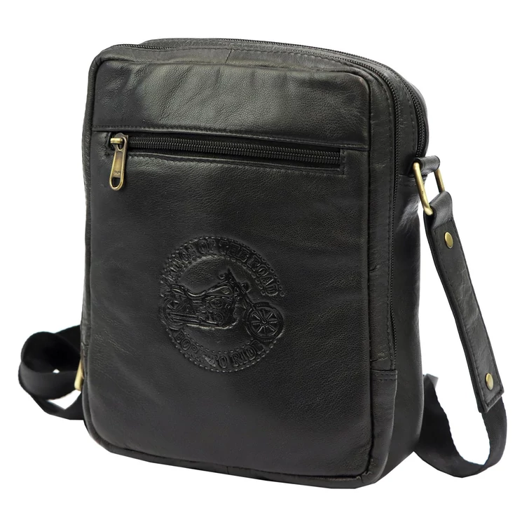 Money Kepper Valódi bőr Válltáska