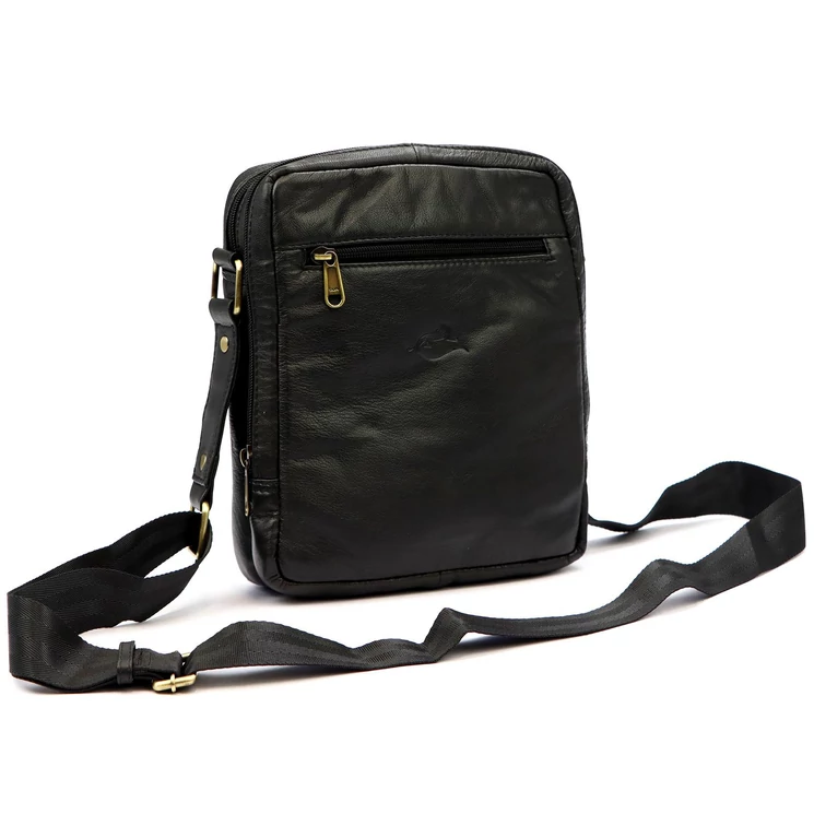 Money Kepper Valódi bőr Válltáska