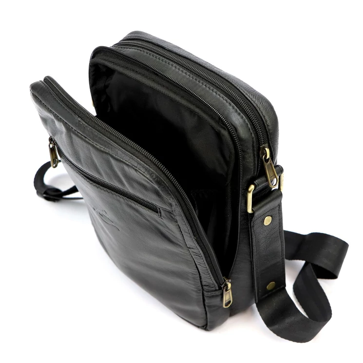 Money Kepper Valódi bőr Válltáska