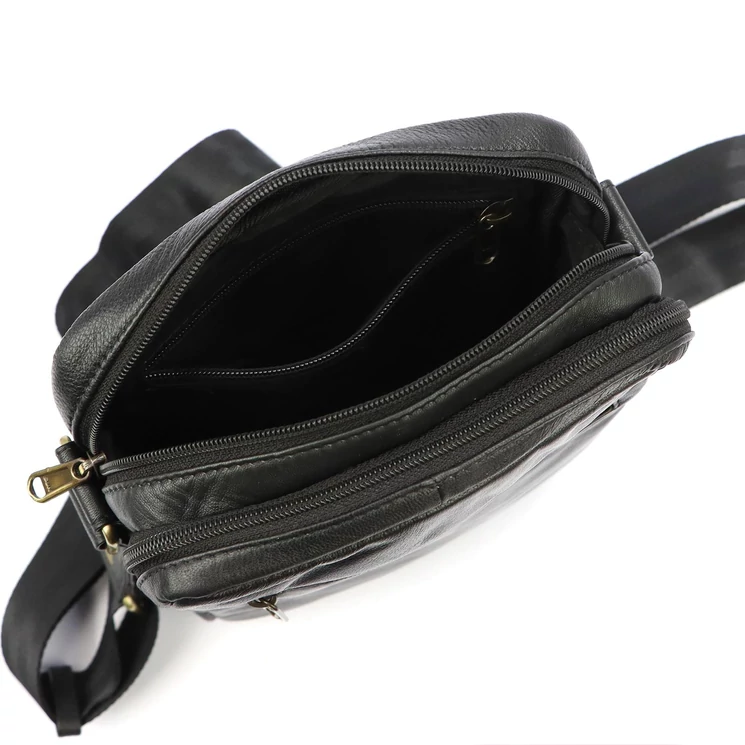 Money Kepper Valódi bőr Válltáska