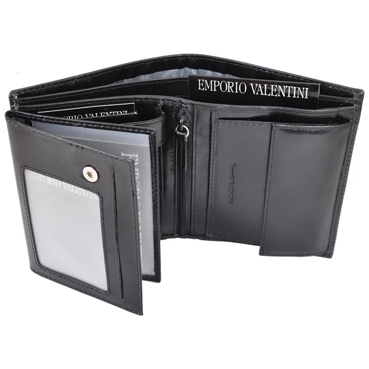 Emporio Valentini Valódi bőr Pénztárca kék színben