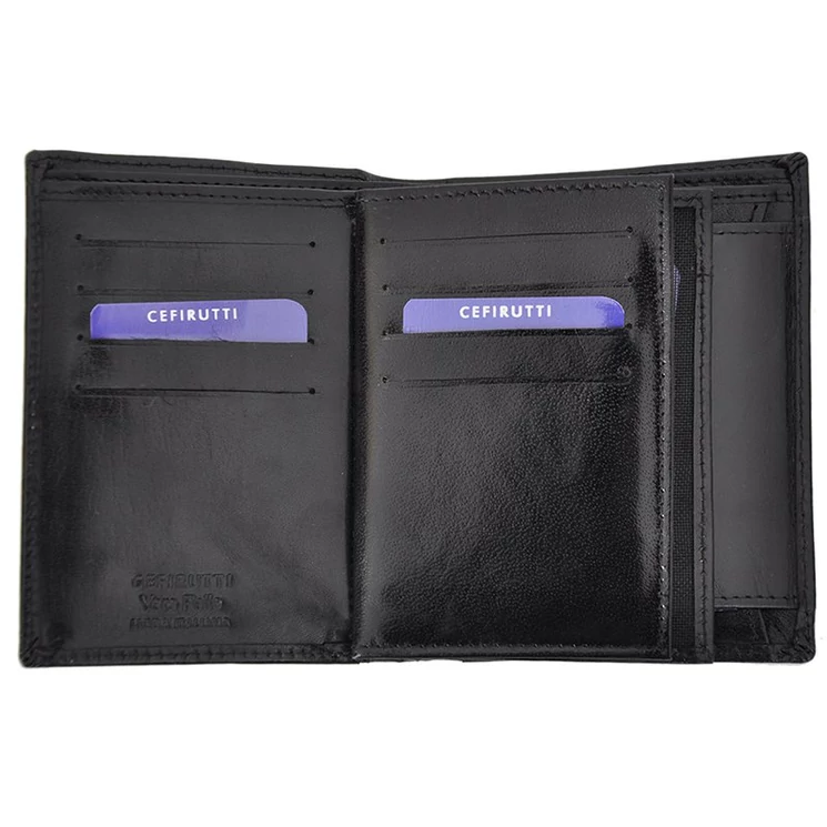 Cefirutti Valódi bőr Férfi Pénztárca sötétbarna színben