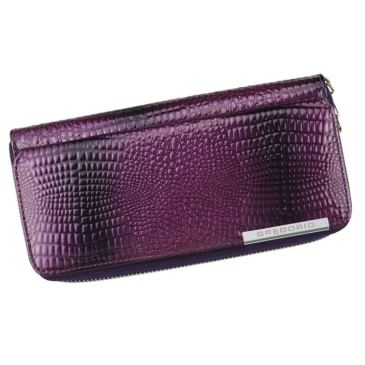 Gregorio Valódi bőr Pénztárca Piros színben