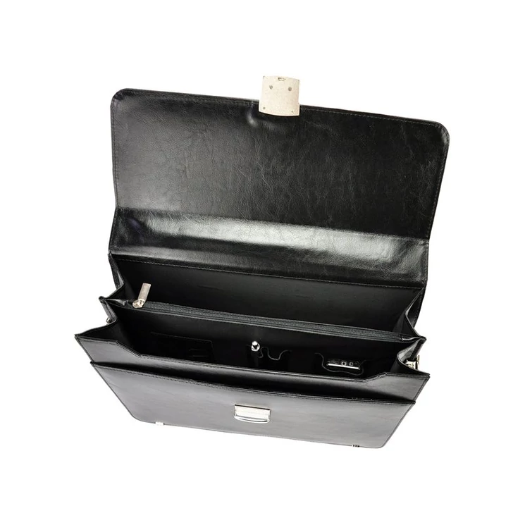 Stefania Elegáns sokrekszes Valódi bőr Aktatáska