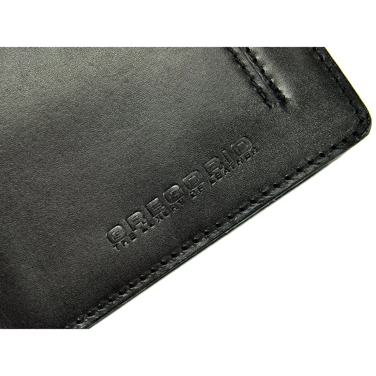 Gregorio Valódi bőr egyrészes Aktatáska fekete színben