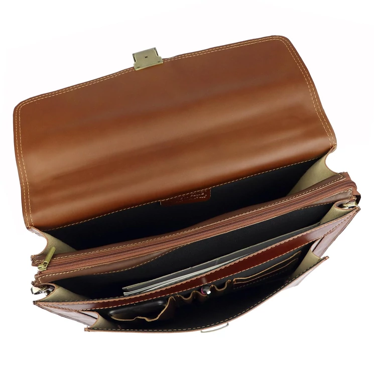 Gregorio Valódi bőr Aktatáska