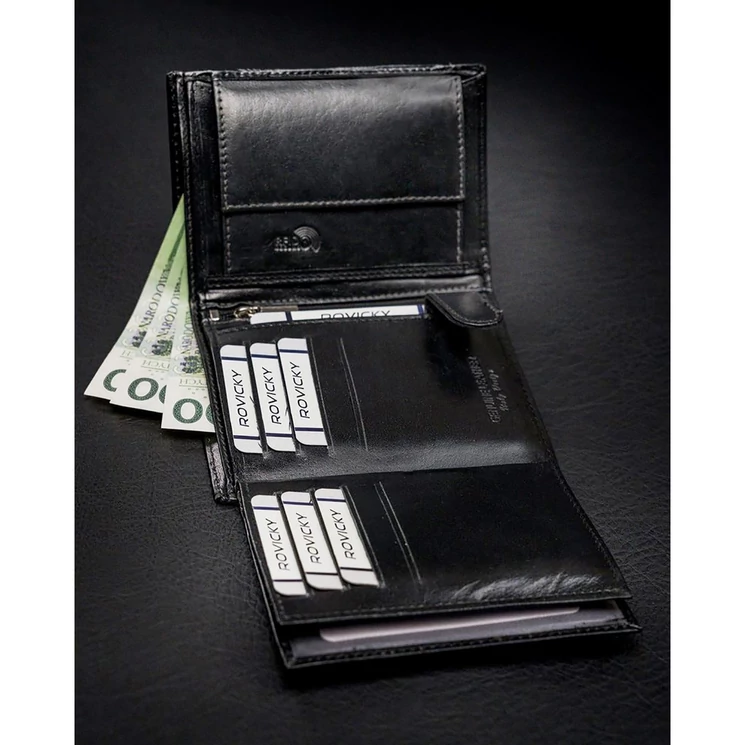 Rovicky Valódi bőr Pénztárca