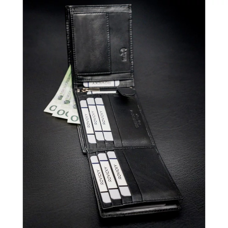 Rovicky Valódi bőr Pénztárca