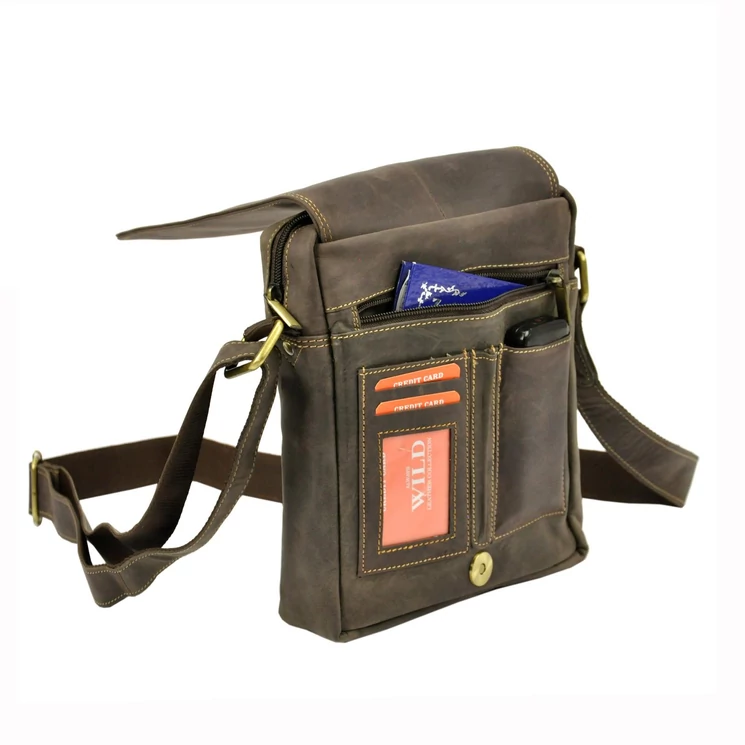 Wild Valódi bőr Válltáska