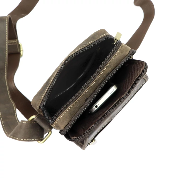 Wild Valódi bőr Válltáska