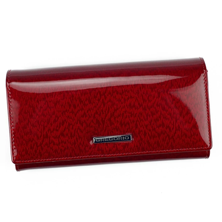 Piros Valódi bőr Pénztárca