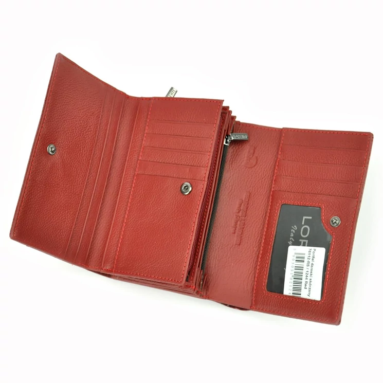 Lorenti Valódi bőr női pénztárca RFID rendszerrel