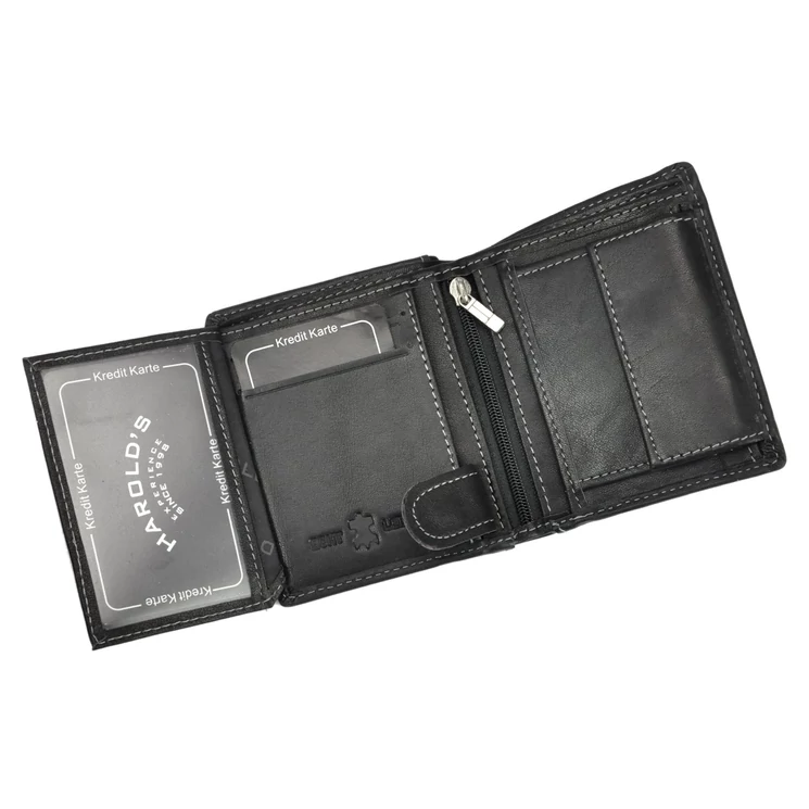 Harolds Valódi bőr Pénztárca