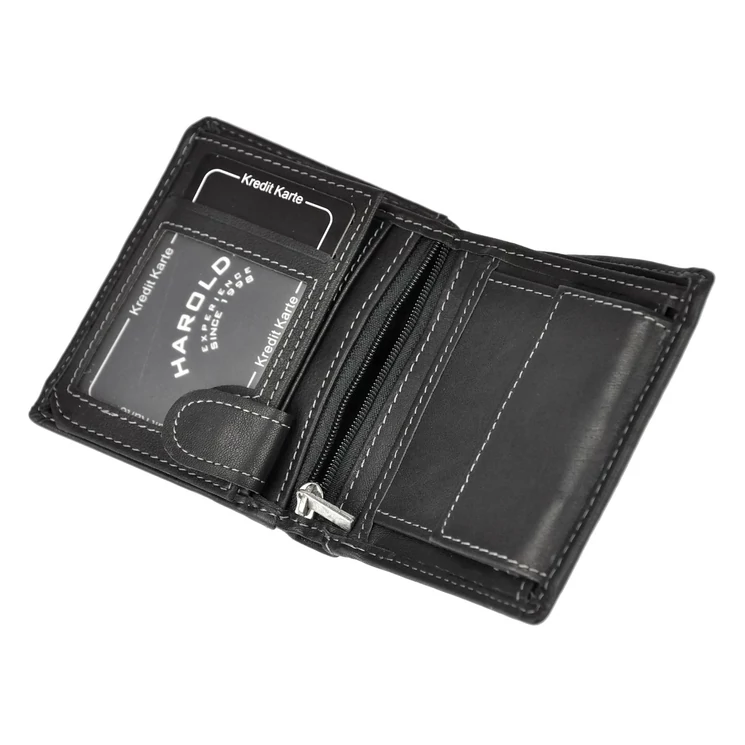 Harolds Valódi bőr Pénztárca