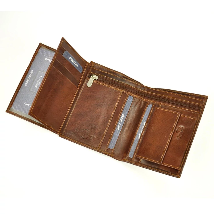 Wild Valódi bőr Pénztárca