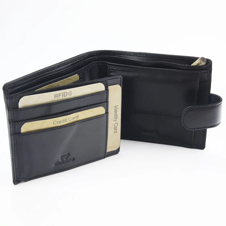 EL FORREST Valódi bőr Férfi Pénztárca RFID védelemmel