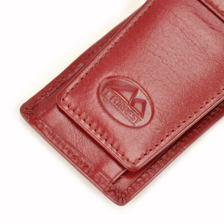 EL FORREST Valódi bőr Tolltartó piros színben