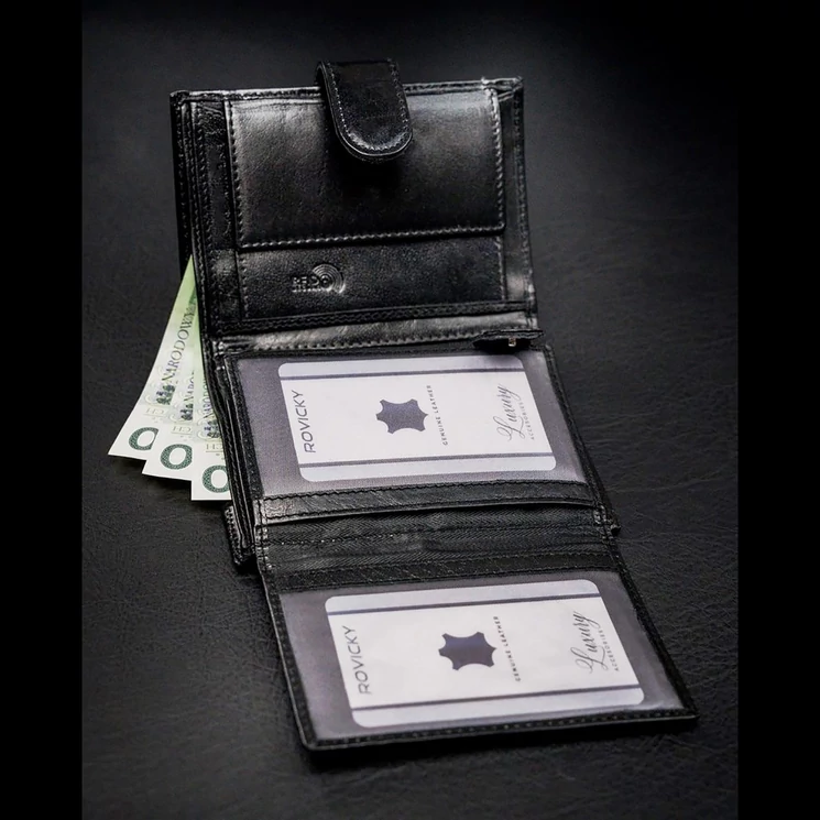 Rovicky Valódi bőr Pénztárca