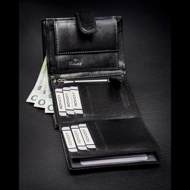 Rovicky Valódi bőr Pénztárca