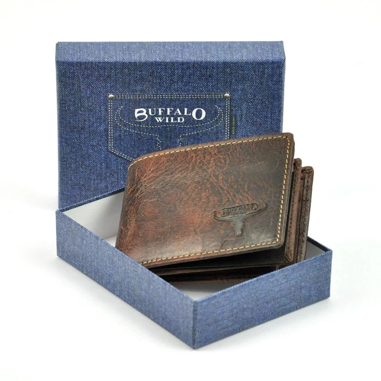 Wild Valódi bőr Pénztárca