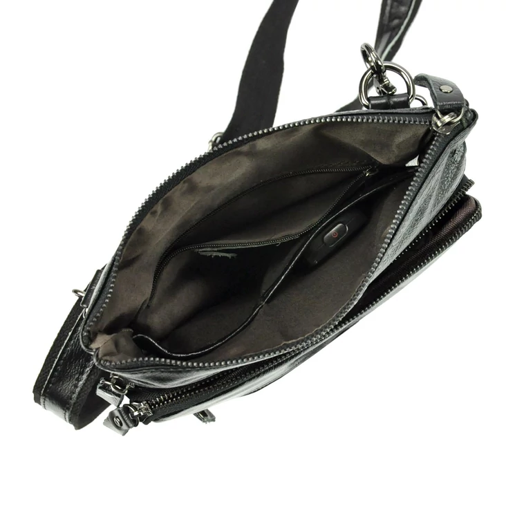 Elegáns olasz valódi bőr oldaltáska/válltáska