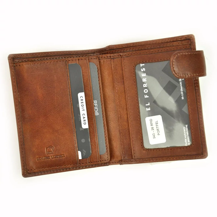 EL FORREST Valódi bőr Pénztárca