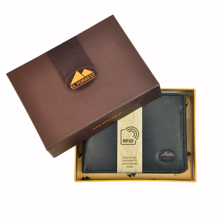 EL FORREST Valódi bőr Pénztárca RFID védelemmel