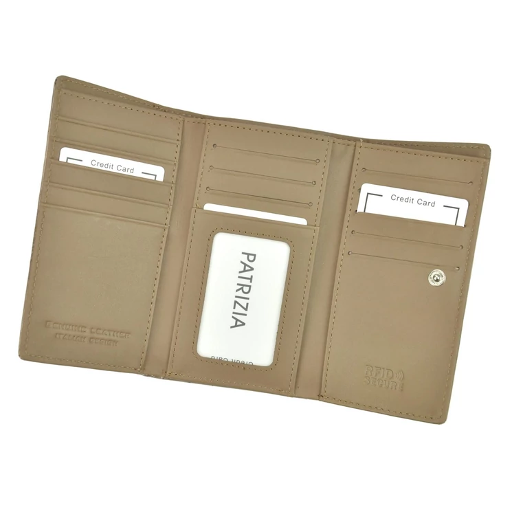 PATRIZIA Valódi bőr Pénztárca RFID védelemmel