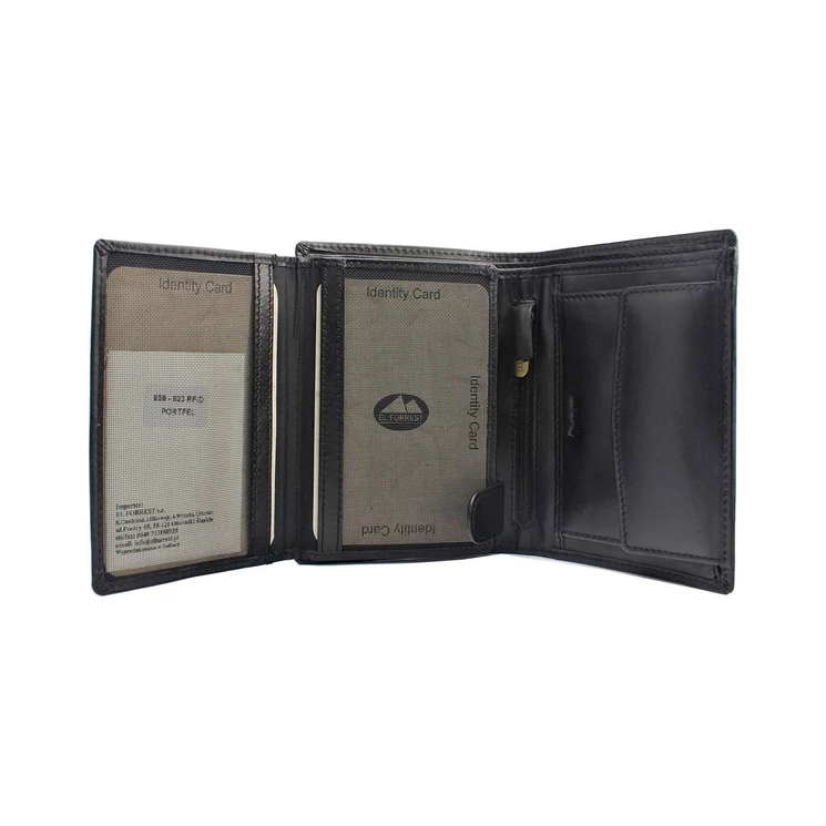 EL FORREST Valódi bőr Férfi Pénztárca RFID védelemmel