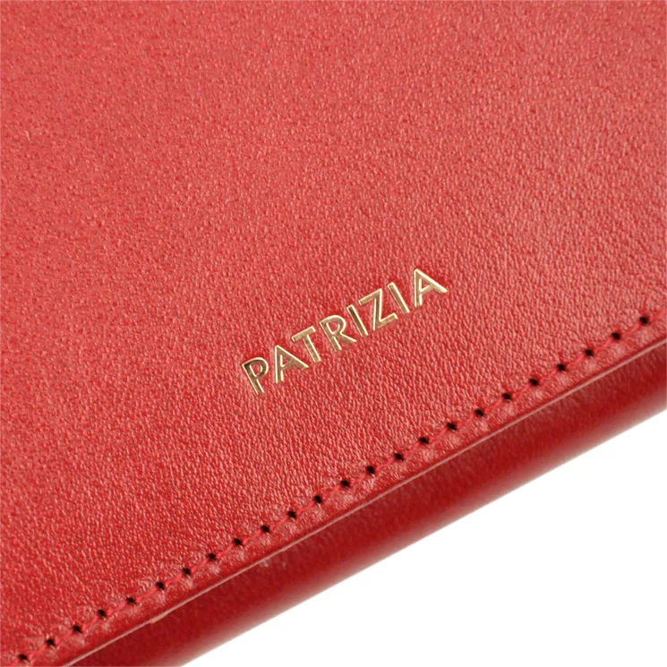 PATRIZIA Valódi Bőr Piros Pénztárca RFID védelemmel