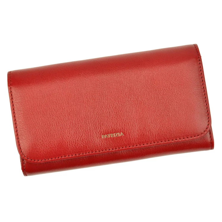 PATRIZIA Valódi Bőr Piros brifkó Pénztárca RFID védelemmel