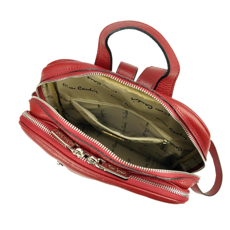 Pierre Cardin Valódi bőr Hátizsák