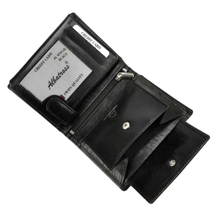 Albatross Valódi bőr Pénztárca RFID rendszerrel