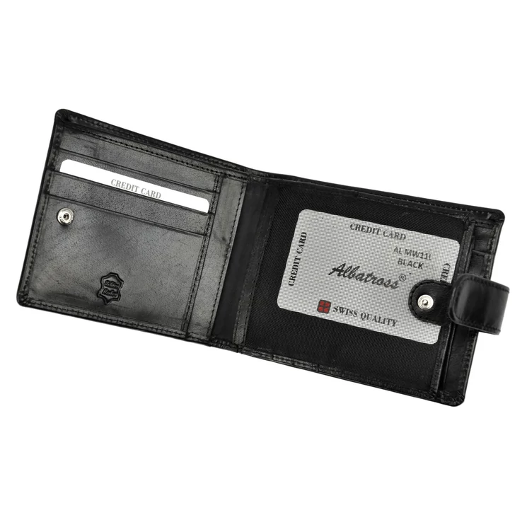 Valódi bőr Férfi Pénztárca RFID rendszerrel